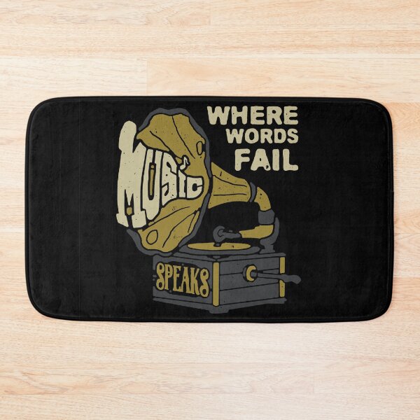 Item preview, Typography Music Quote Illustration designed and sold by Peekonet.