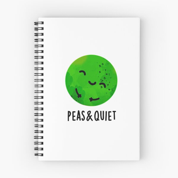 Item preview, Peas And Quiet Funny Veggie Puns  designed and sold by punnybone.