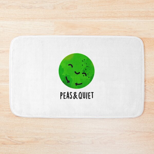 Item preview, Peas And Quiet Funny Veggie Puns  designed and sold by punnybone.