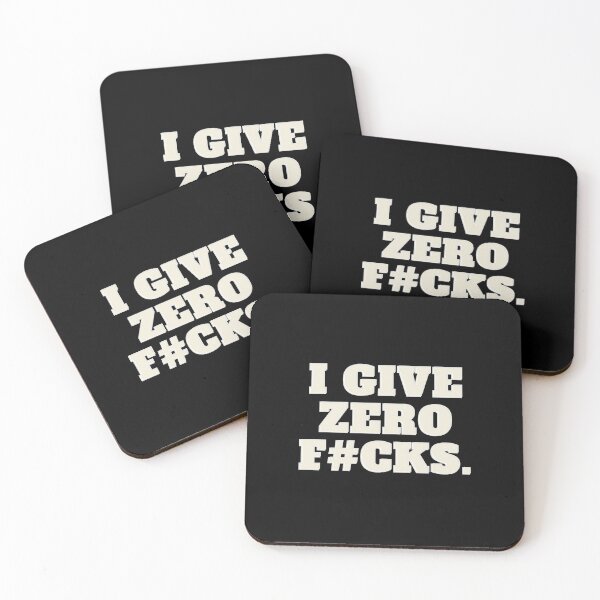 Item preview, I Give Zero F#cks  designed and sold by Golden-place.