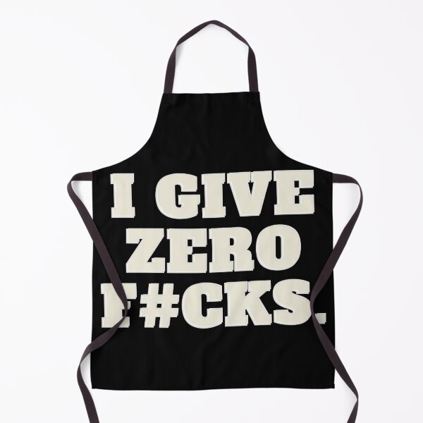Item preview, I Give Zero F#cks  designed and sold by Golden-place.
