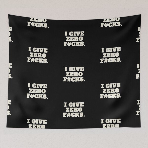 Item preview, I Give Zero F#cks  designed and sold by Golden-place.