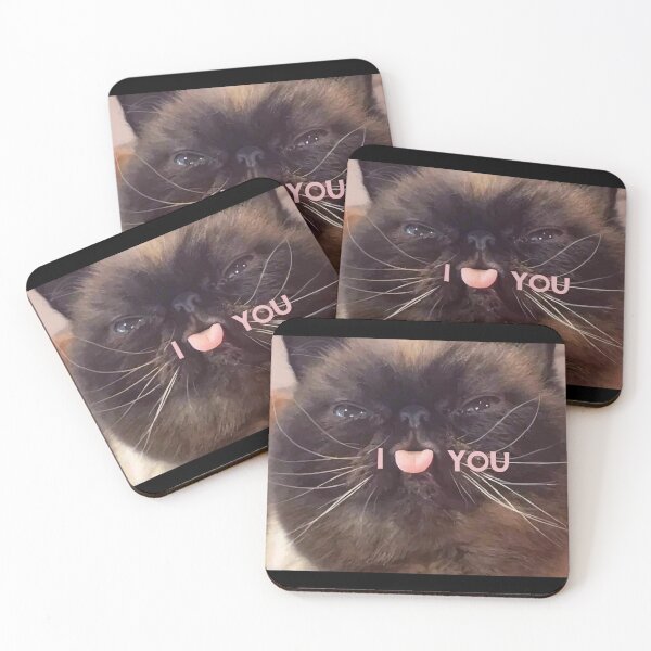 Item preview, Cat love tongue designed and sold by BurgerDesigns.