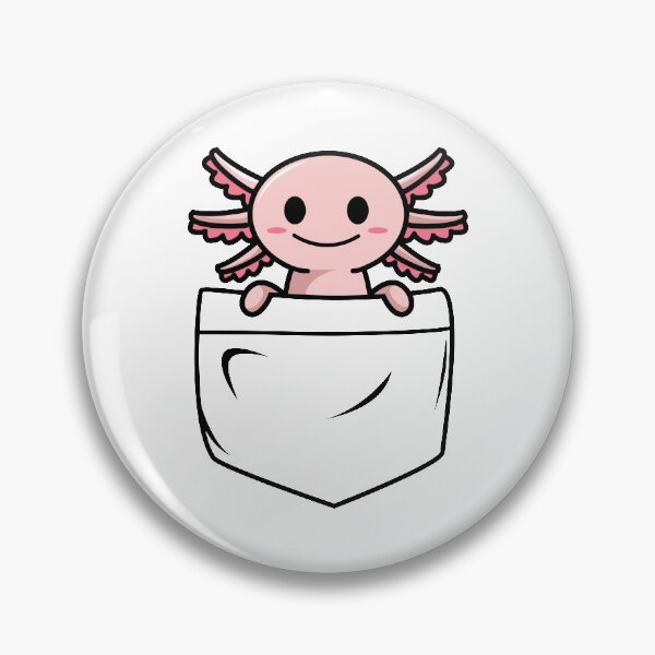 Item preview, axolotl in pocket designed and sold by Ashi17.