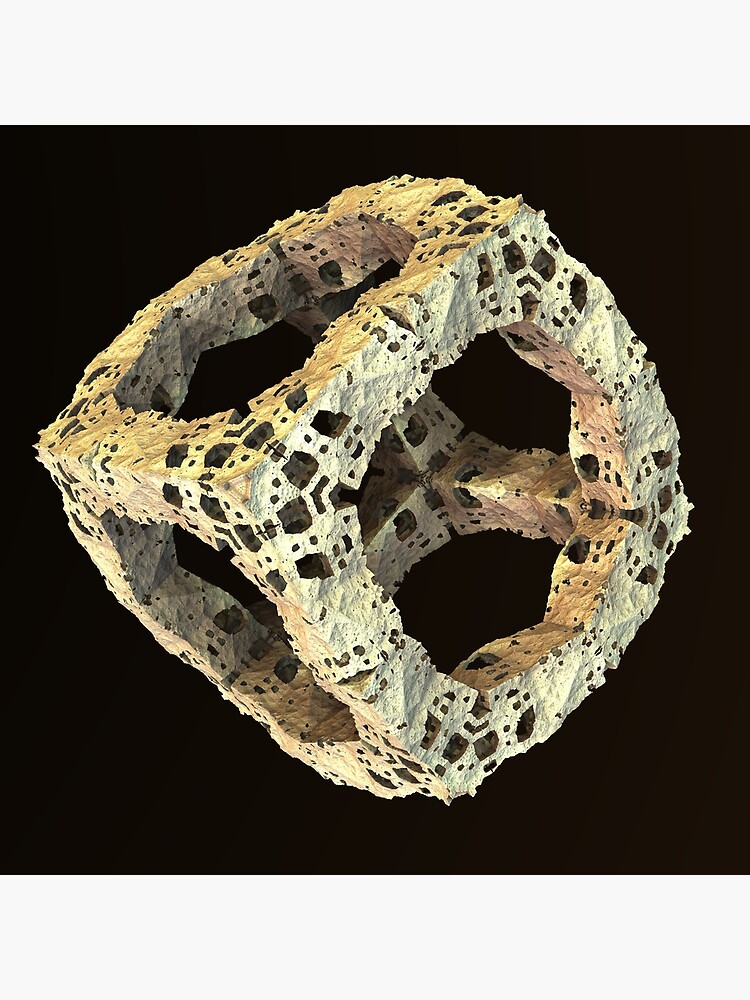 Stone Fractal Cube by Sidicus