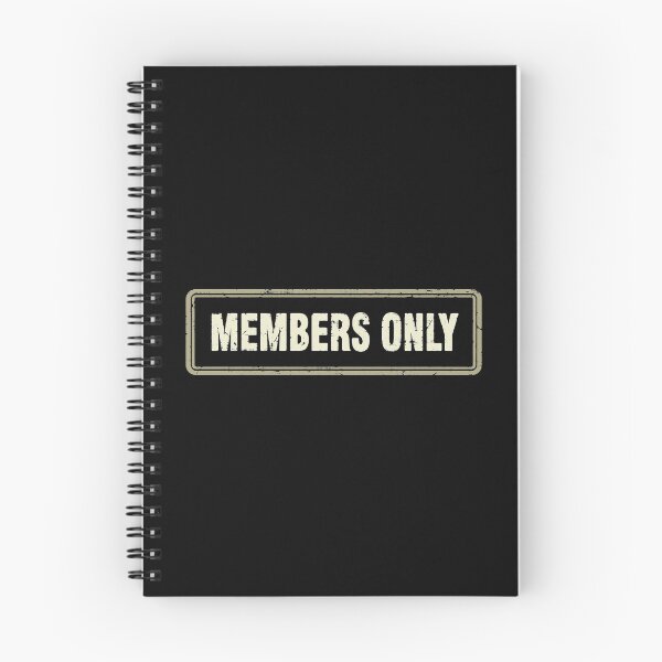 Item preview, Members Only designed and sold by PulsingDork.