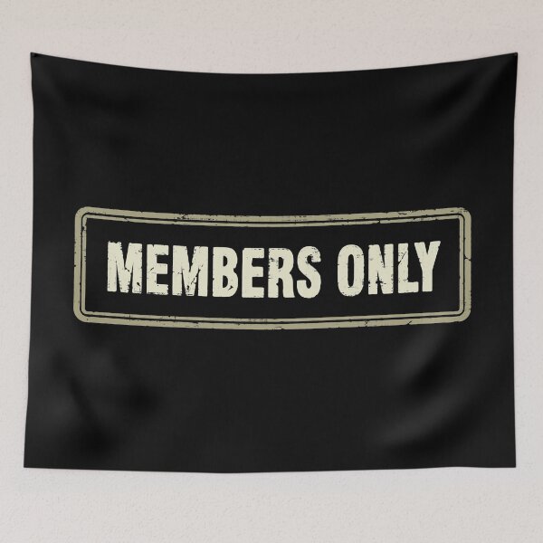 Item preview, Members Only designed and sold by PulsingDork.
