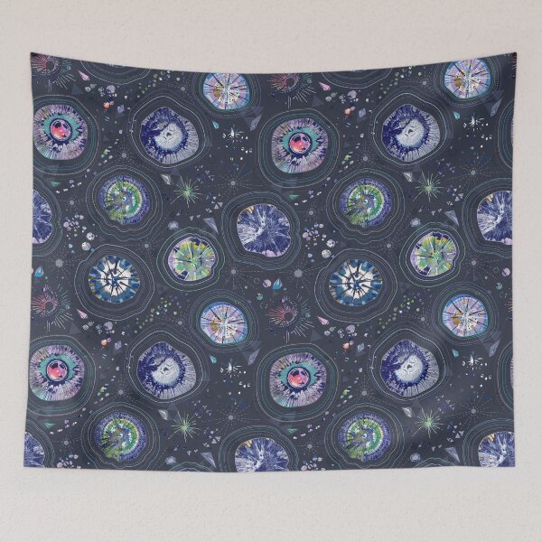 Item preview, Space travel astracts on grey background designed and sold by kisikoida.