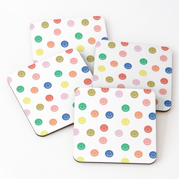 Item preview, rainbow smiley faces designed and sold by ArtByMal.