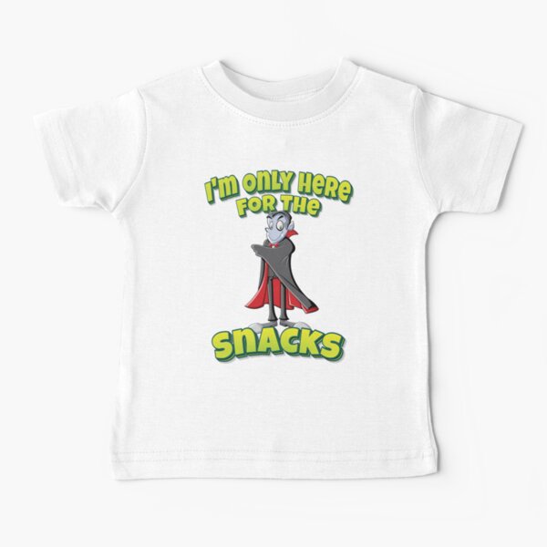 Item preview, I'm Only Here For The Snacks Vampire Cartoon designed and sold by FiveNiches.