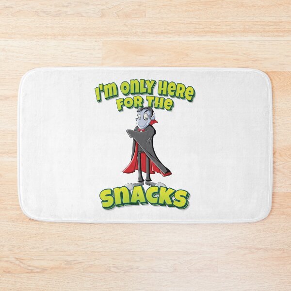 Item preview, I'm Only Here For The Snacks Vampire Cartoon designed and sold by FiveNiches.