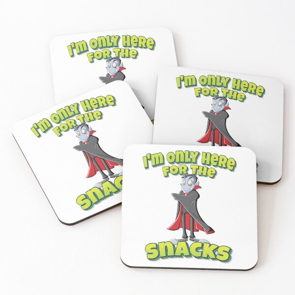 Item preview, I'm Only Here For The Snacks Vampire Cartoon designed and sold by FiveNiches.