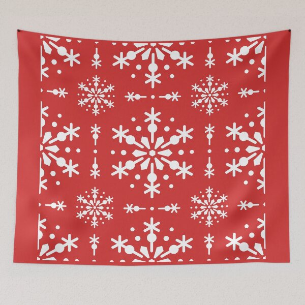 Item preview, Snow Flakes Christmas Pattern designed and sold by HolidayOceans.