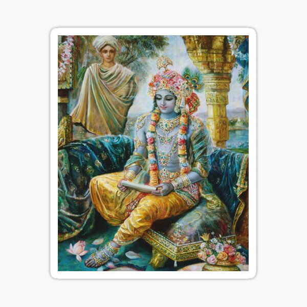 Item preview, Lord Shree Krishna in Dwaraka designed and sold by banothsonu.