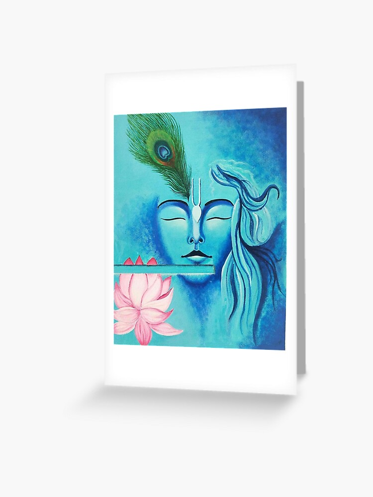 Buy ABSTRACT KRISHNA Handmade Painting by PARESH MORE CodeART103360143   Paintings for Sale online in India