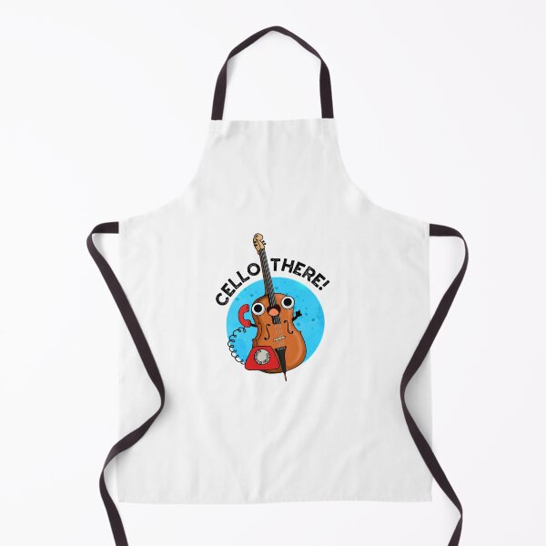 Item preview, Cello There Funny Music Instrument Puns designed and sold by punnybone.