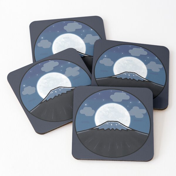 Item preview, Mount Fuji at night designed and sold by CricketDoodles.