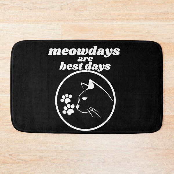 Item preview, Meowdays Are Best Days (Dark ver.) designed and sold by quirky-artistry.