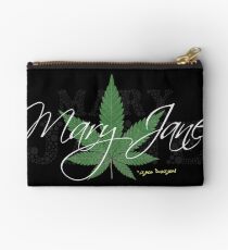 Mary Jane Marijuana Leaf Stoners Shirts And Gifts Studio Pouch