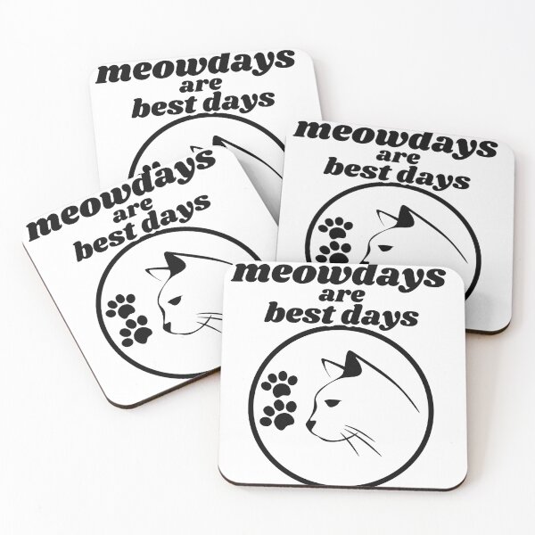 Item preview, Copy of Meowdays Are Best Days (Dark ver.) designed and sold by quirky-artistry.