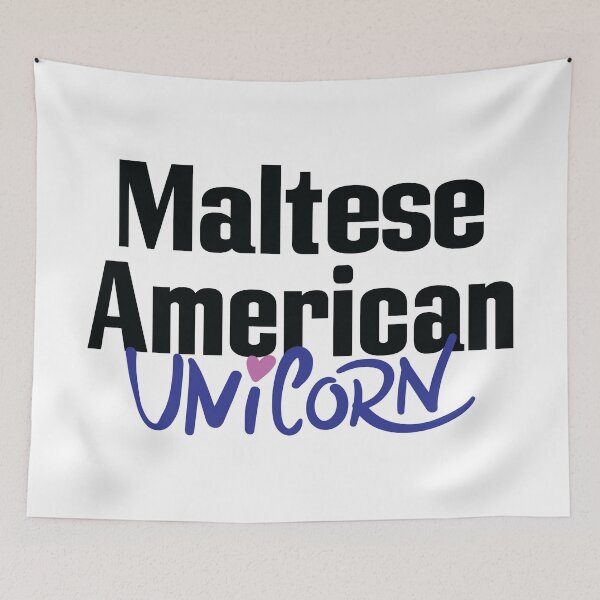 Item preview, Maltese American Unicorn designed and sold by FiveNiches.