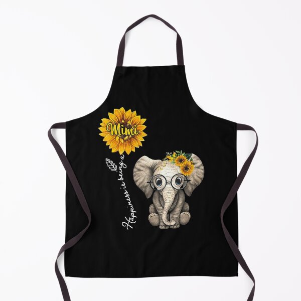 Artikelvorschau, Glück ist ein mimi Sonnenblumenelefant, Design entworfen und verkauft von BeckyChavez1.