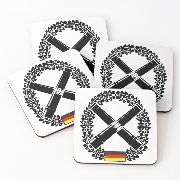 Item preview, Artillery Bundeswehr beret badge black designed and sold by Justode.