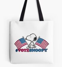 Vote Snoopy Tote Bag