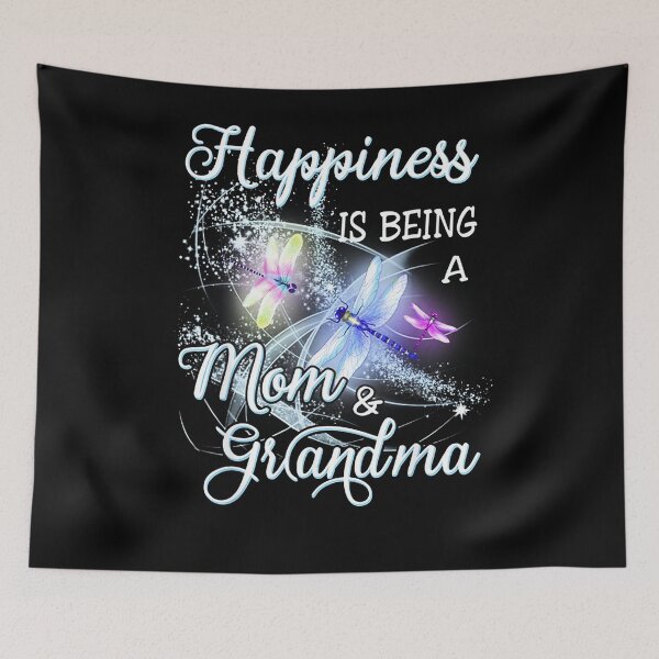 Item preview, HAPPINESS IS BEING A MOM AND GRANDMA DRAGONFLY, Design  designed and sold by BeckyChavez1.