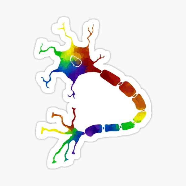 Item preview, Rainbow Neuron designed and sold by moietymouse.
