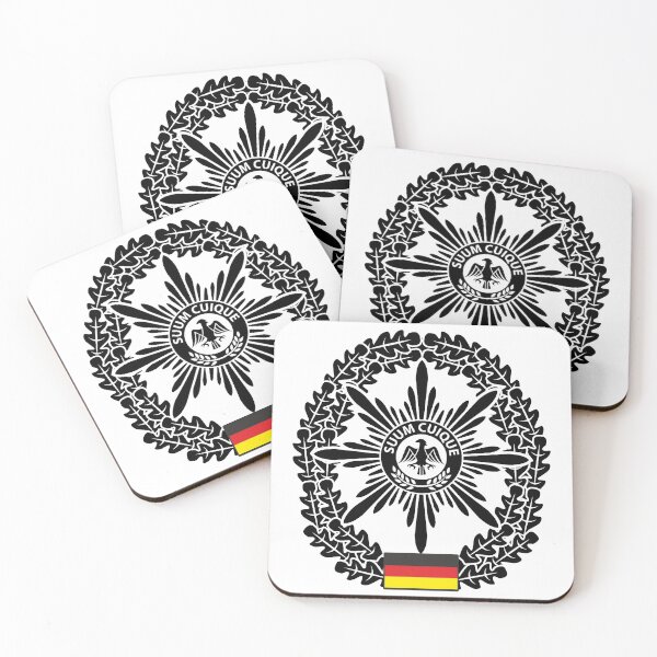 Item preview, Feldjaeger Bundeswehr beret badge black designed and sold by Justode.