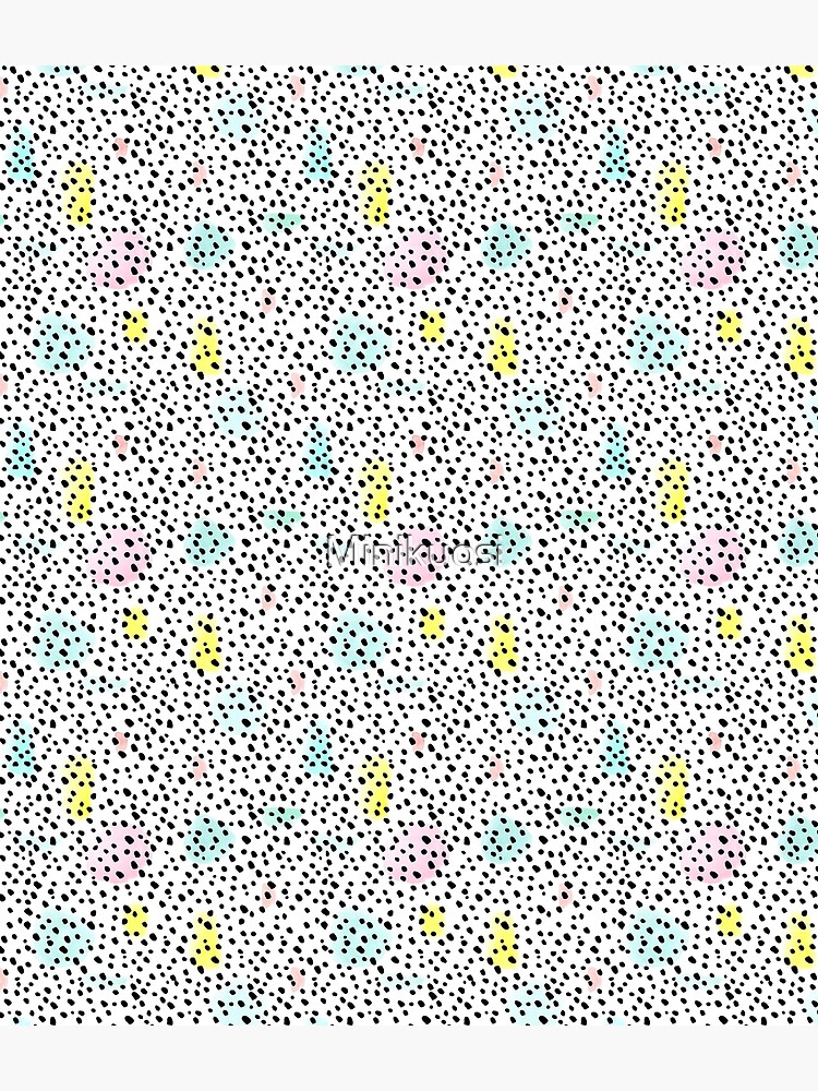 Black Dots with Pastels by Minikuosi
