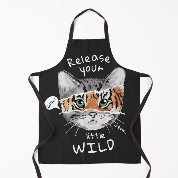 Item preview, Typography Slogan with Cat Tiger Face designed and sold by Peekonet.