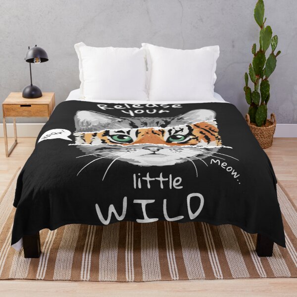 Item preview, Typography Slogan with Cat Tiger Face designed and sold by Peekonet.