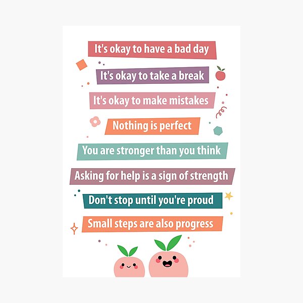 Item preview, Affirmation art, Classroom poster, Affirmations for kids, Homeschool decor, Motivational poster with cute characters designed and sold by KristinityArt.