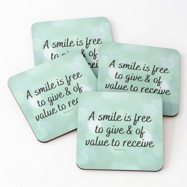 Item preview, A Smile is Free designed and sold by beverleyjoy.