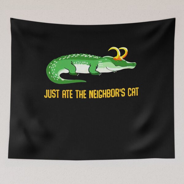 Item preview, Just Ate The Neighbor's Cat designed and sold by BlackBee9.