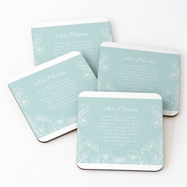 Item preview, Ave Maria (Floral Background)  designed and sold by PeriwinkleStars.