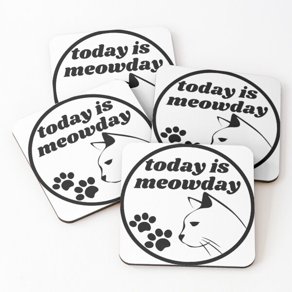 Item preview, Today is Meowday (Light ver.) designed and sold by quirky-artistry.
