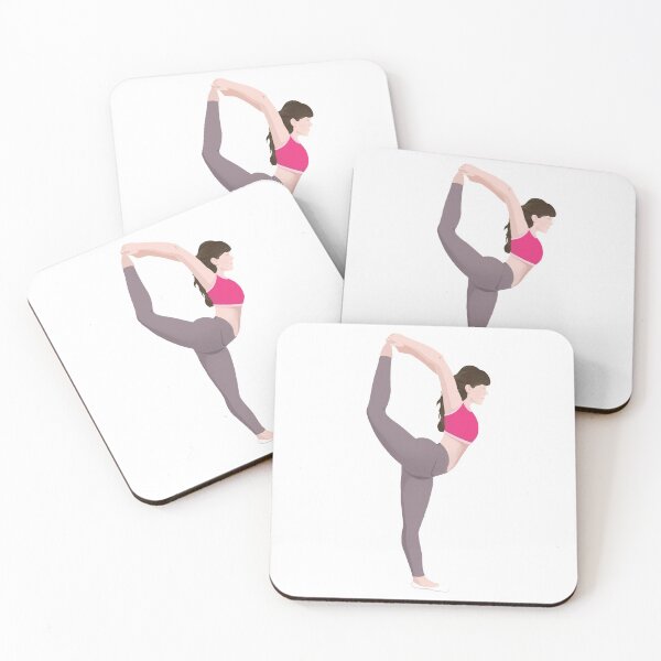 Item preview, Yoga instructor flexible girl sport Digital Art Sticker  designed and sold by ElenaMorshinina.