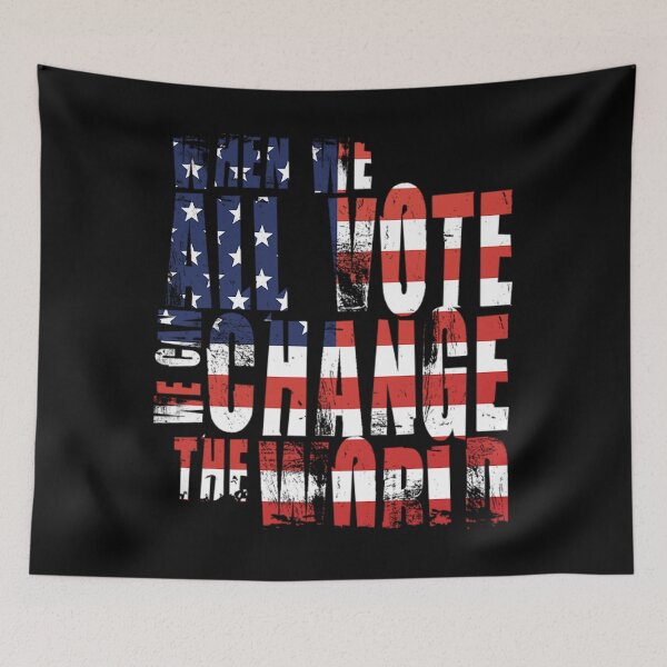 Item preview, Vote T-ShirtWhen we all vote we can change the world designed and sold by AndeBukin.