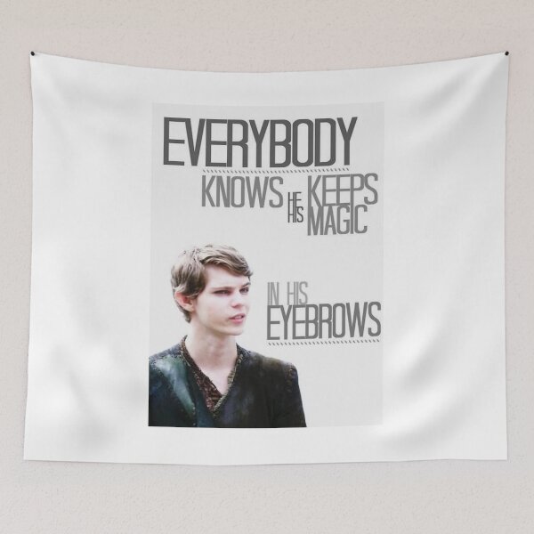 Item preview, Everybody knows he keeps his magic in his eyebrows ...peter pan  designed and sold by Shopper Stop.
