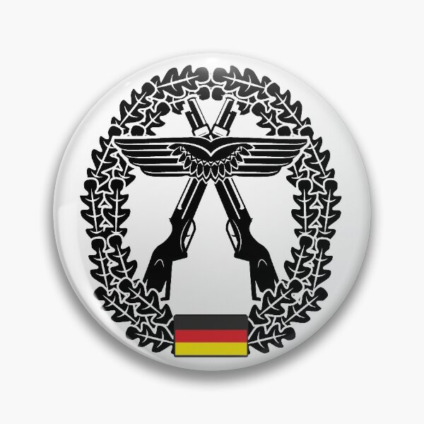 Item preview, Beret badge Bundeswehr Air Force Security black designed and sold by Justode.
