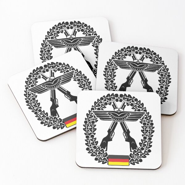 Item preview, Beret badge Bundeswehr Air Force Security black designed and sold by Justode.