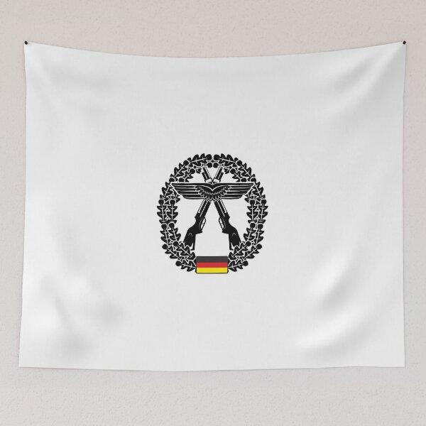 Item preview, Beret badge Bundeswehr Air Force Security black designed and sold by Justode.