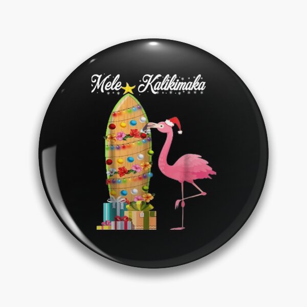 Item preview, Hawaii Mele Kalikimaka Flamingo Hawaiian Christmas, Design  designed and sold by BeckyChavez1.
