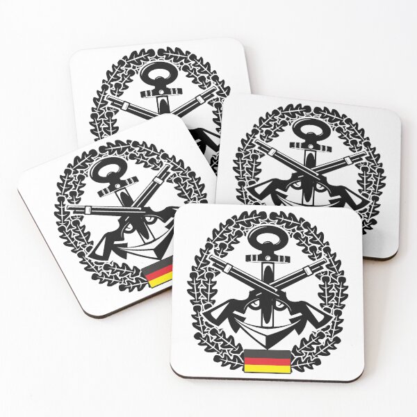 Item preview, Beret badge Bundeswehr marine security black designed and sold by Justode.