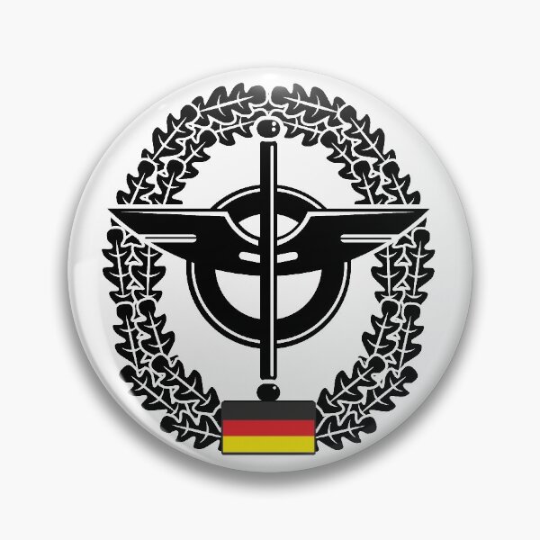 Item preview, Beret badge Bundeswehr replenishment black designed and sold by Justode.