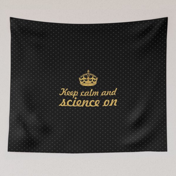 Item preview, Keep calm and science on - Inspirational Quote designed and sold by Powerofwordss.