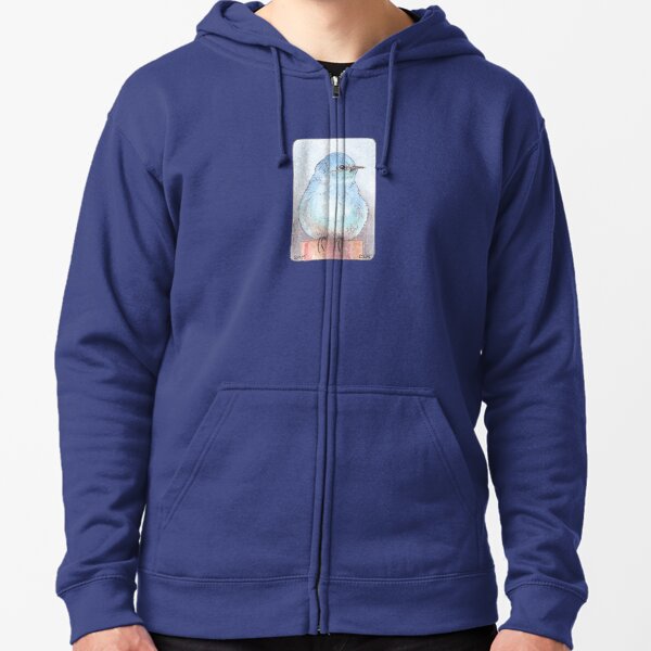 Bluebird of Happiness Zipped Hoodie